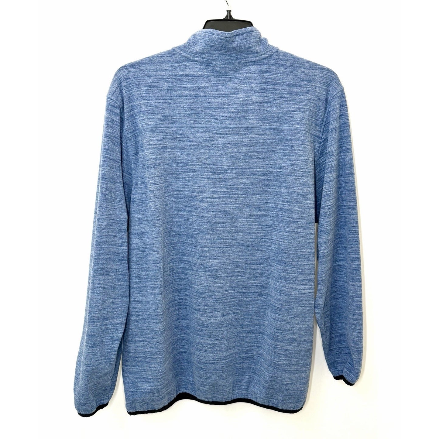 Avalanche Outdoor Supply Men's XXL 1/4 Zip Pullover Blue Heathered Fleece Jacket