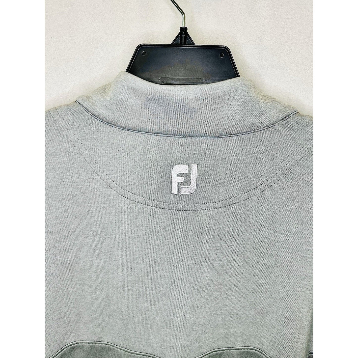 FootJoy Pullover Mens XL Gray Lightweight 1/4 Zip Performance Golf Pullover | Il