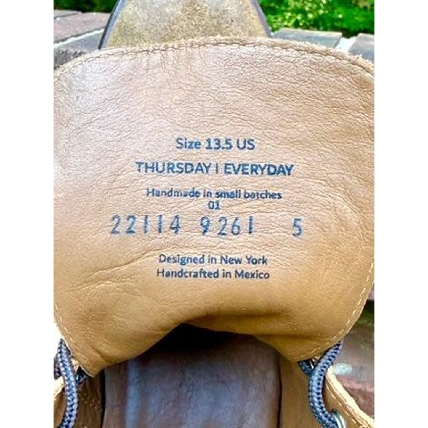 Thursday Boot Co Captain Mens 13.5 Safari Suede Cap Toe Lace Up Boots