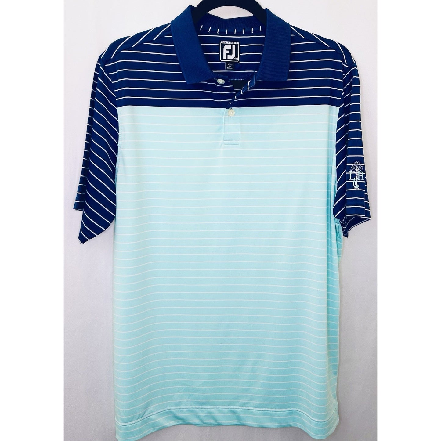 FootJoy FJ Men's Medium Short Sleeve Golf Polo Logo