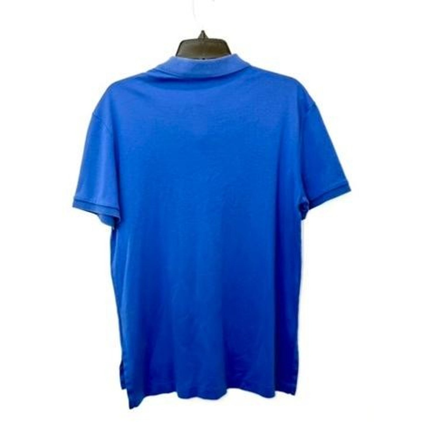 Polo Ralph Lauren Shirt Mens Large Blue Pima Soft Touch Cotton Short Sleeve