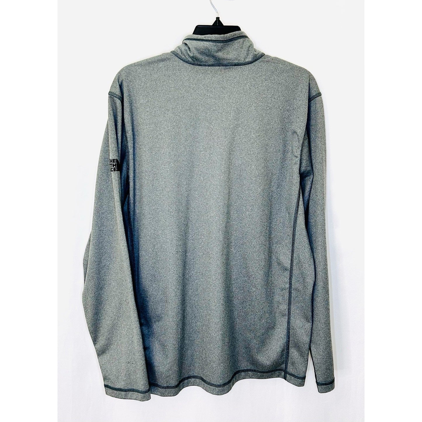 The North Face Mens Tech Essential 1/4 Zip Fleece Pullover Gray Large / COG