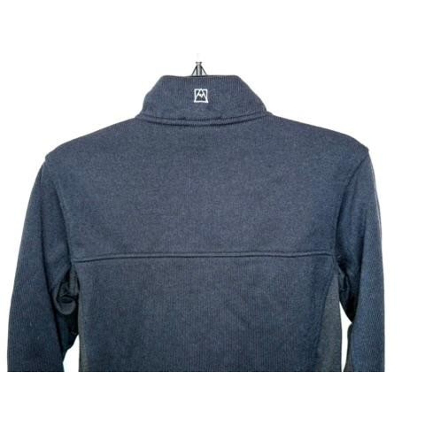 Avalanche Outdoor Supply Co Mens Small Blue Fleece 1/4 Zip Sweater Pullover