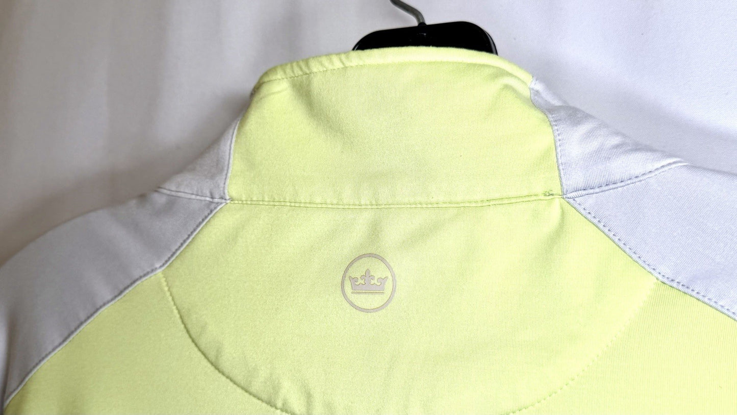 PETER MILLAR PERFORMANCE 1/4 ZIP PULLOVER w/ CROWN LOGO~MEN'S LARGE~$125 New!