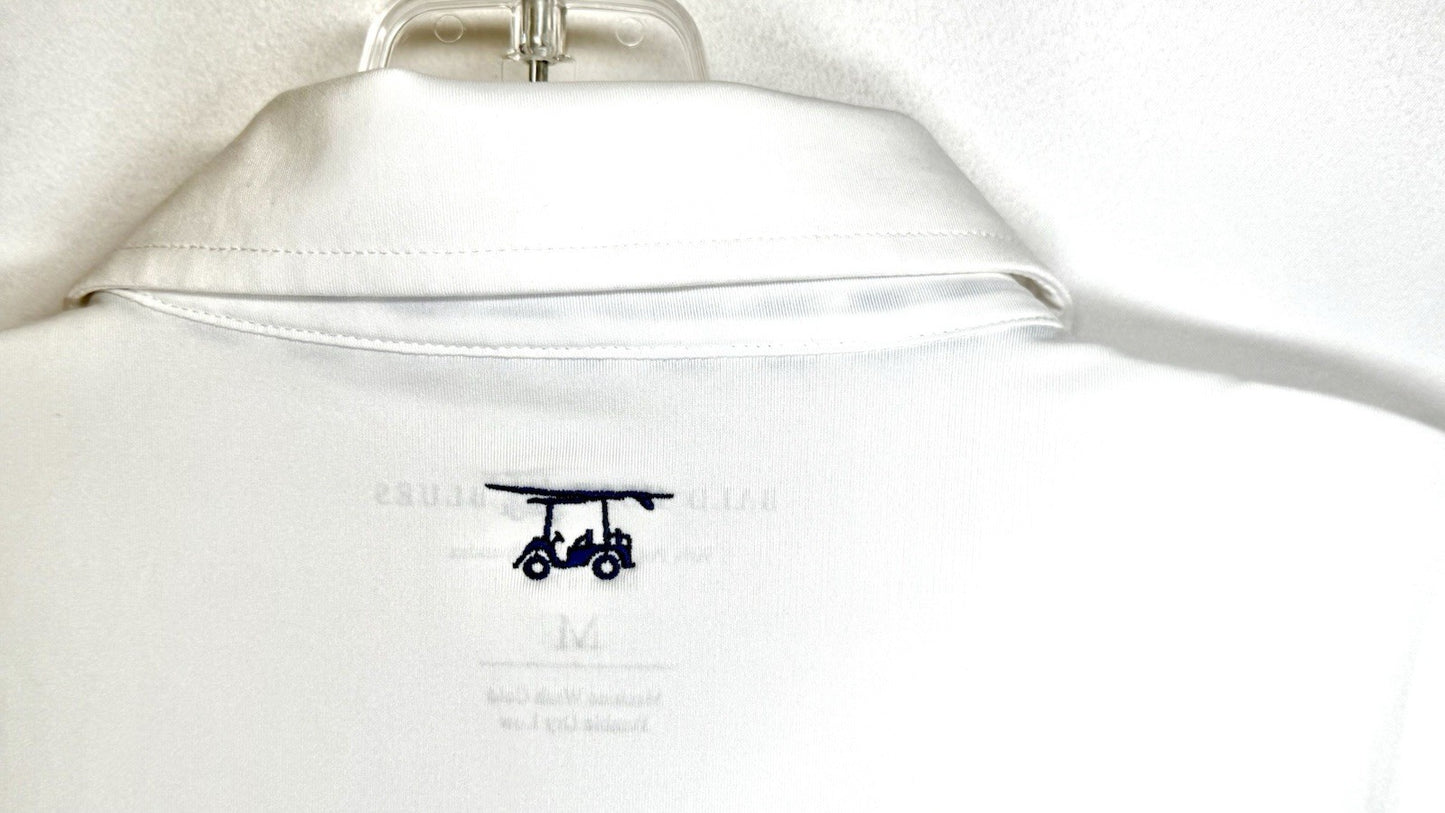 Bald Head Blues Polo Men’s Medium White The National Town Cup Golf Club Shirt