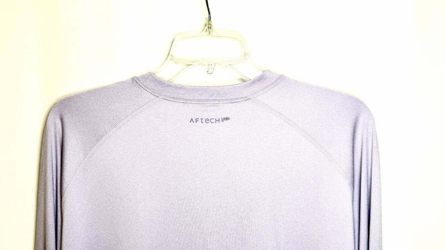 AFTCO Samurai 2 Sun Protection L/S Shirt / Hurricane Lila Heather / Men’s Large