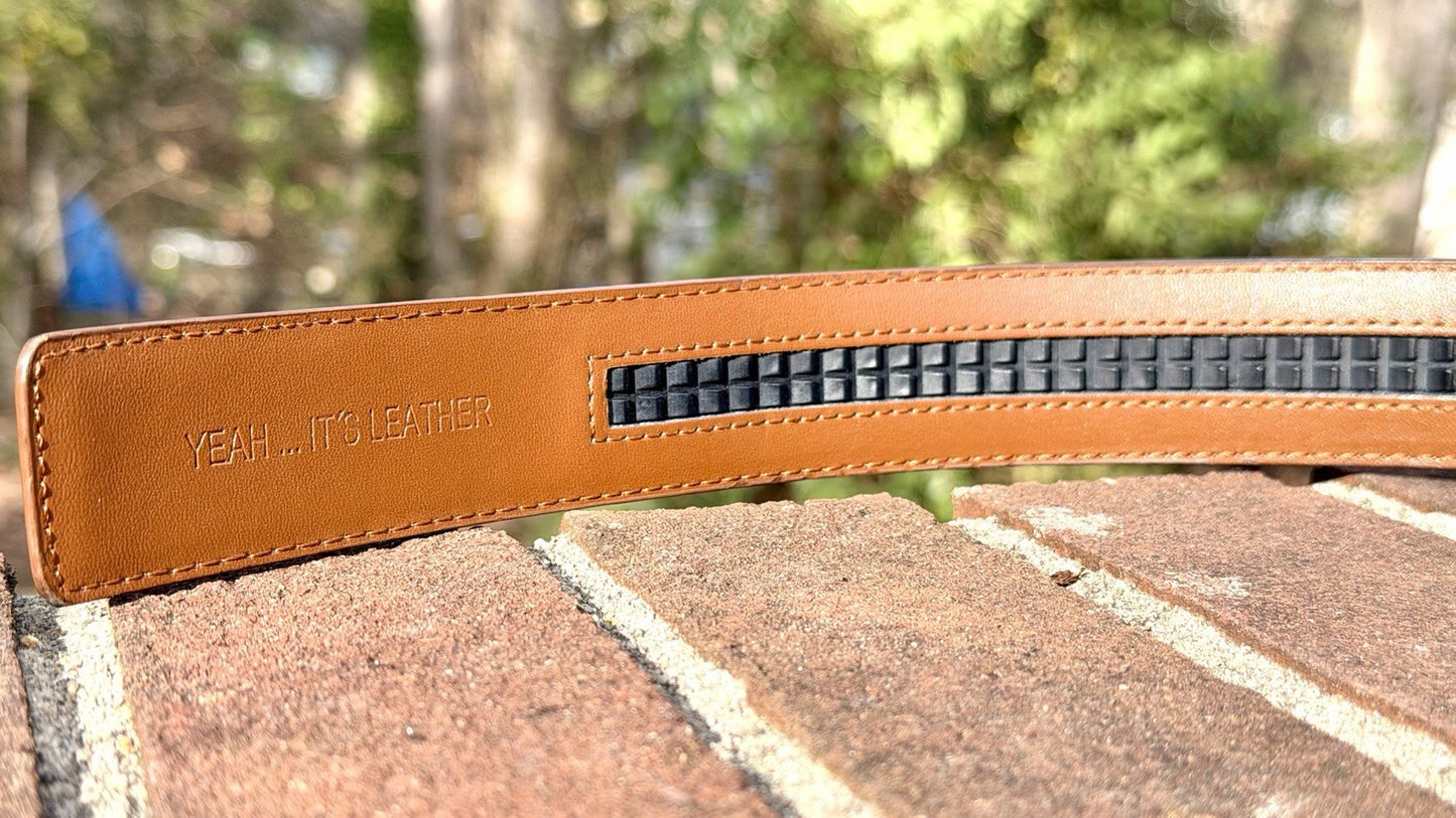 Mission Belt TWENTYFOUR 35MM / Size M / Silver Buckle With Brown Leather Band