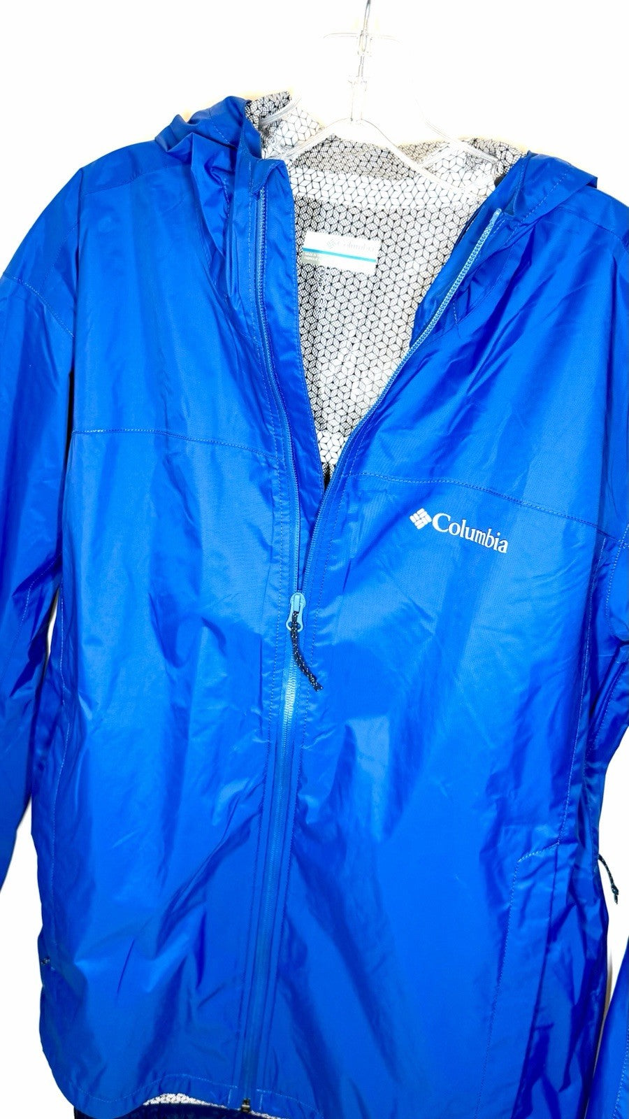 Columbia Men’s Evapouration Omni-Tech Rain Jacket / Super Blue / Size Large