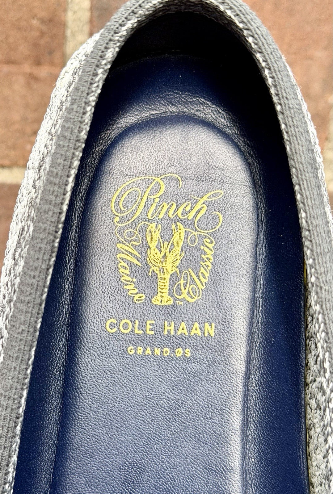 Cole Haan Pinch Weekender LX StitchLite Penny Loafer Light Grey Men’s Size 11.5