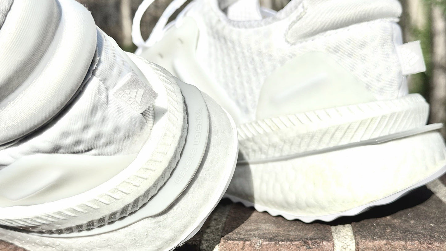 Adidas X_PLR Boost Men's Size 12 Triple White Running Shoes (HP3130)