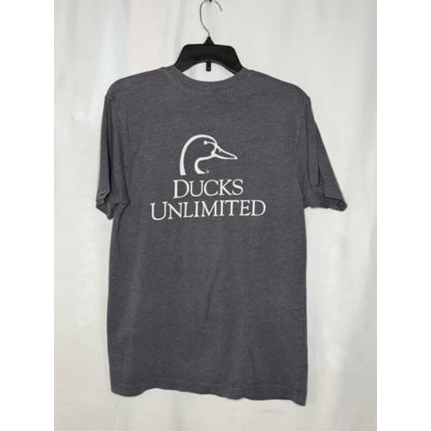 Ducks Unlimited Artisans T-Shirt Mens Medium Gray Short Sleeve Graphic Tee