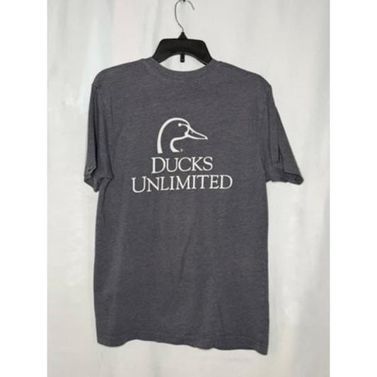 Ducks Unlimited Artisans T-Shirt Mens Medium Gray Short Sleeve Graphic Tee