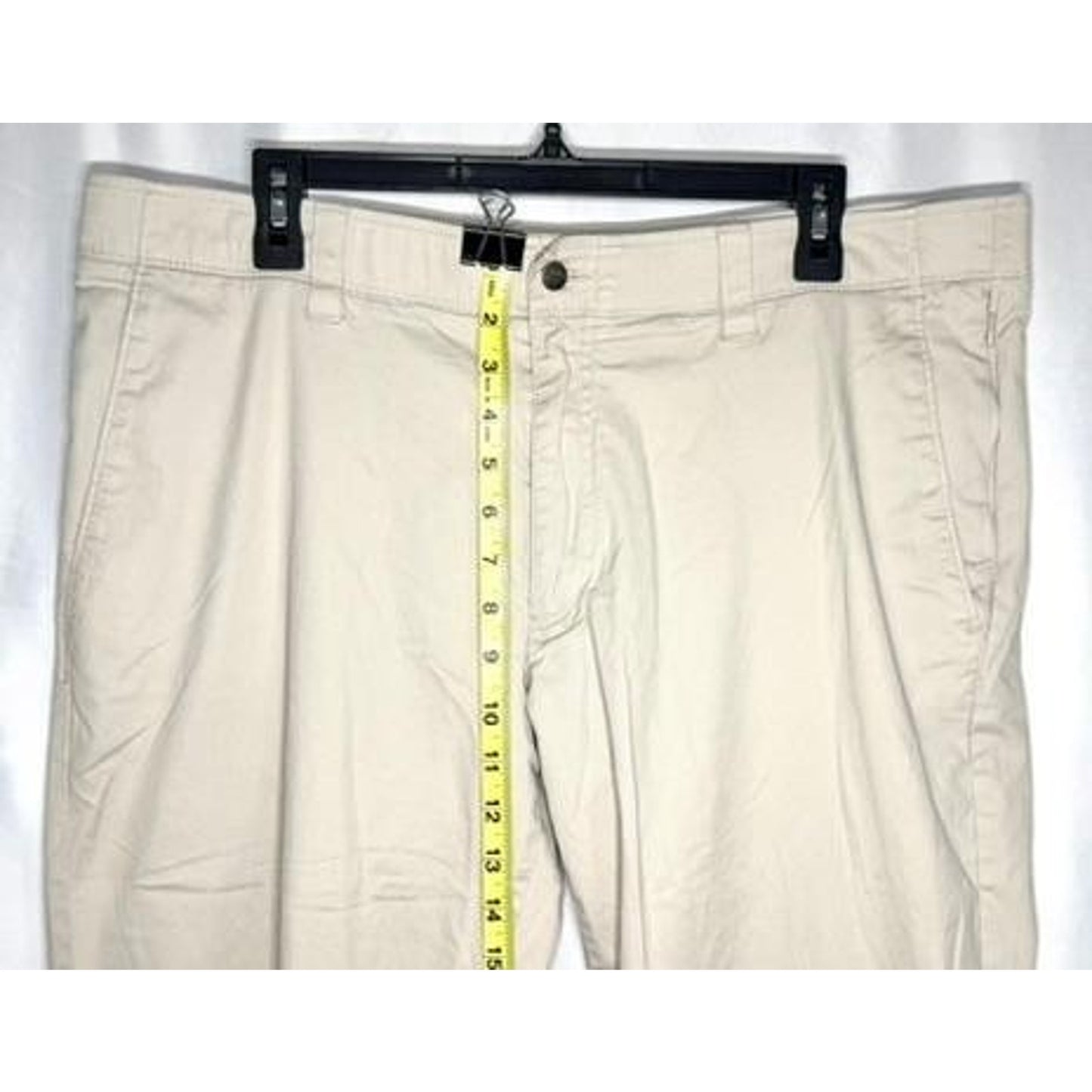 Callaway Golf Pants Mens 38x30 Beige Khaki Cotton Blend Stretch Flat Front Chino