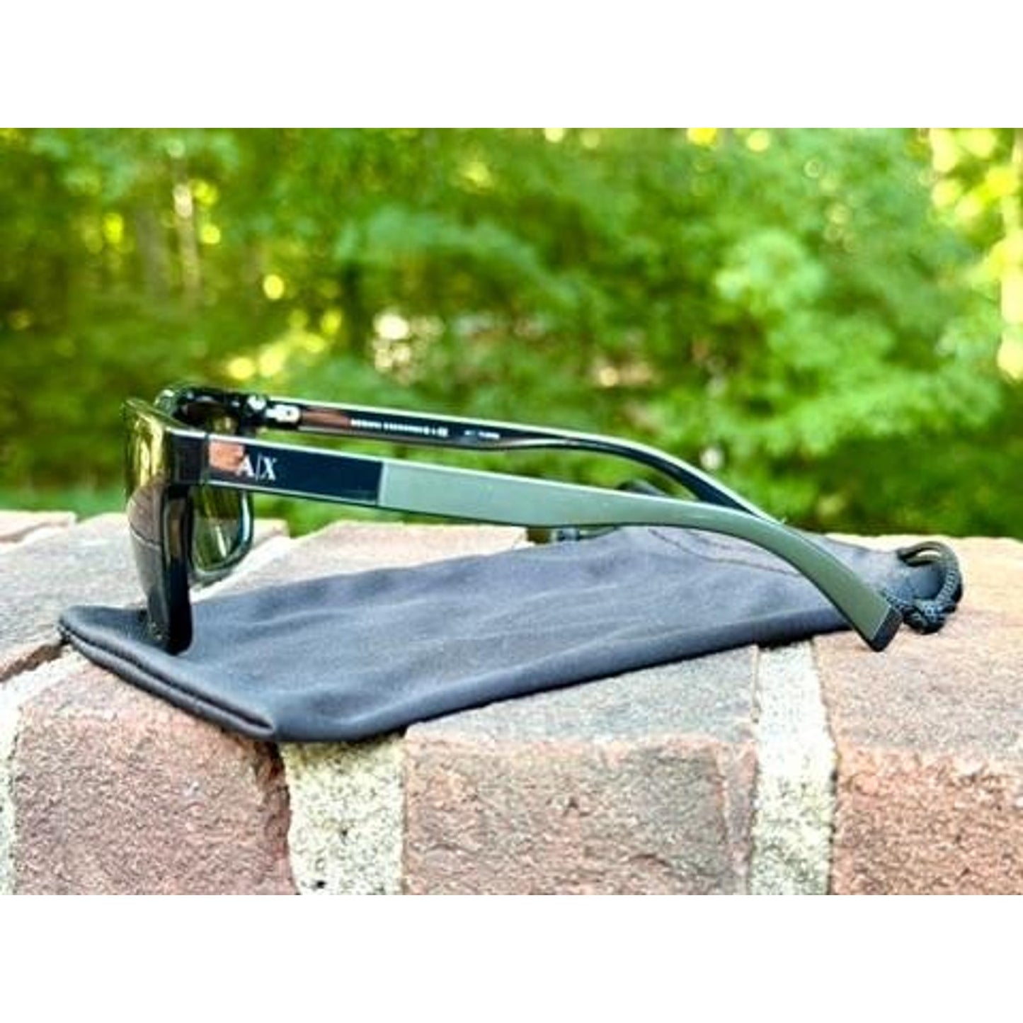 Armani Exchange AX 4045S Prescription Sunglasses Mens Black Frame 56 18 140