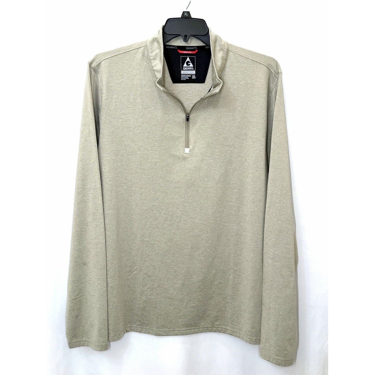 NWOT Gerry Men's Long Sleeve 1/4th Zip Tan Sz XXL