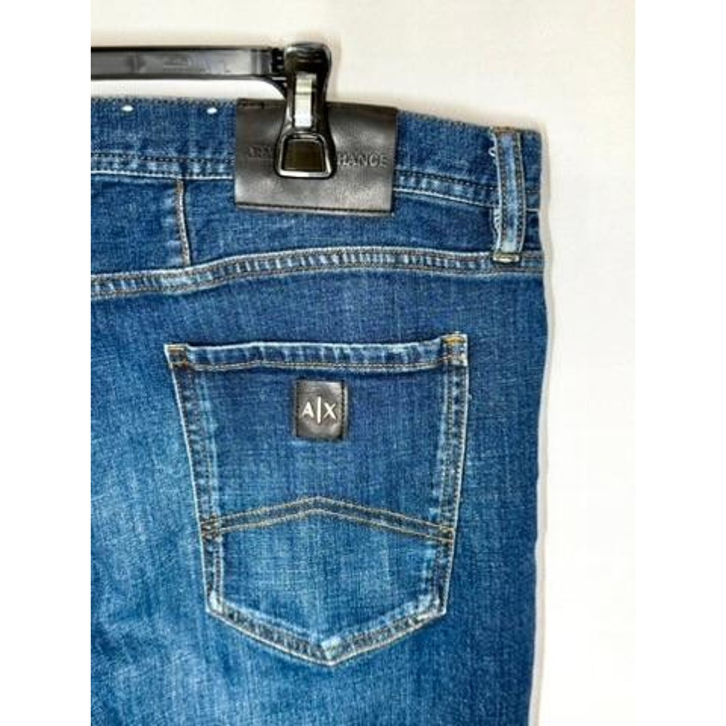 Armani Exchange J13 Slim Fit Jeans Mens Size 36 Blue Denim Pants
