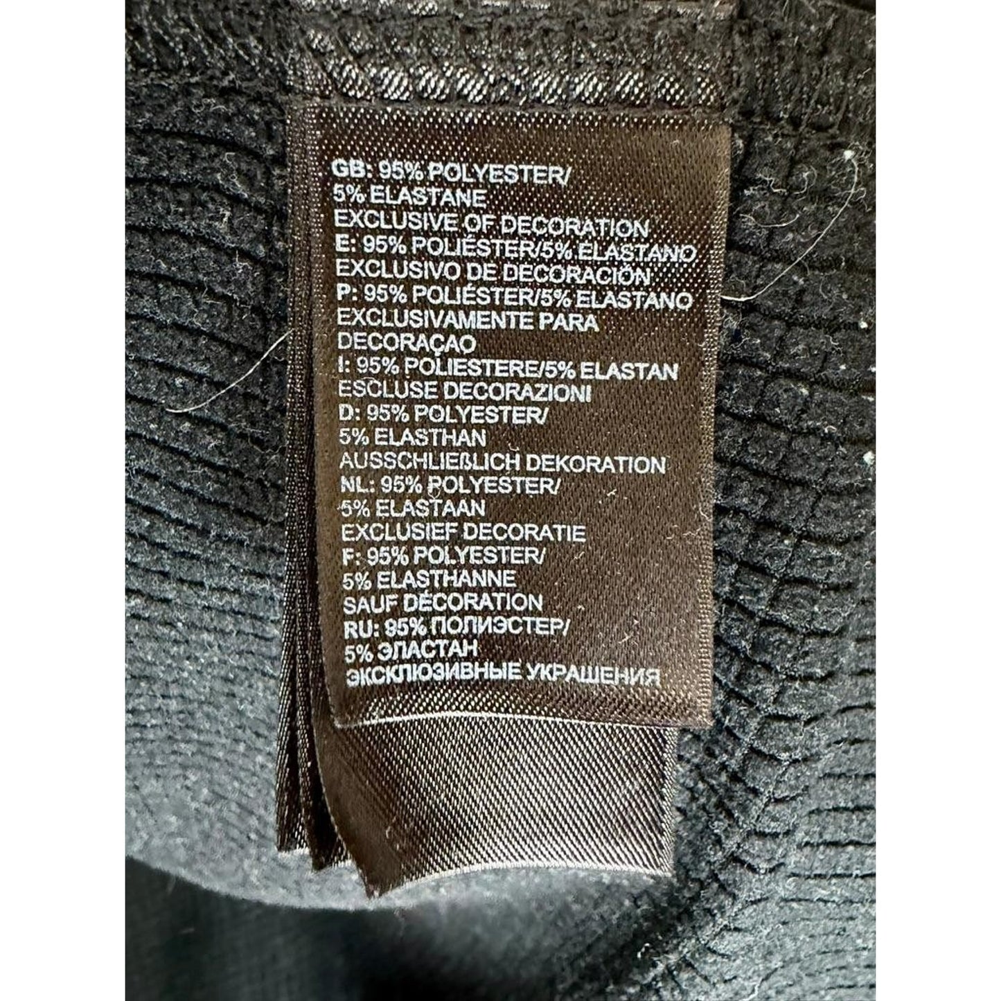 The North Face Mens XL Black Full Zip Grid Fleece Jacket NF0A2VE1