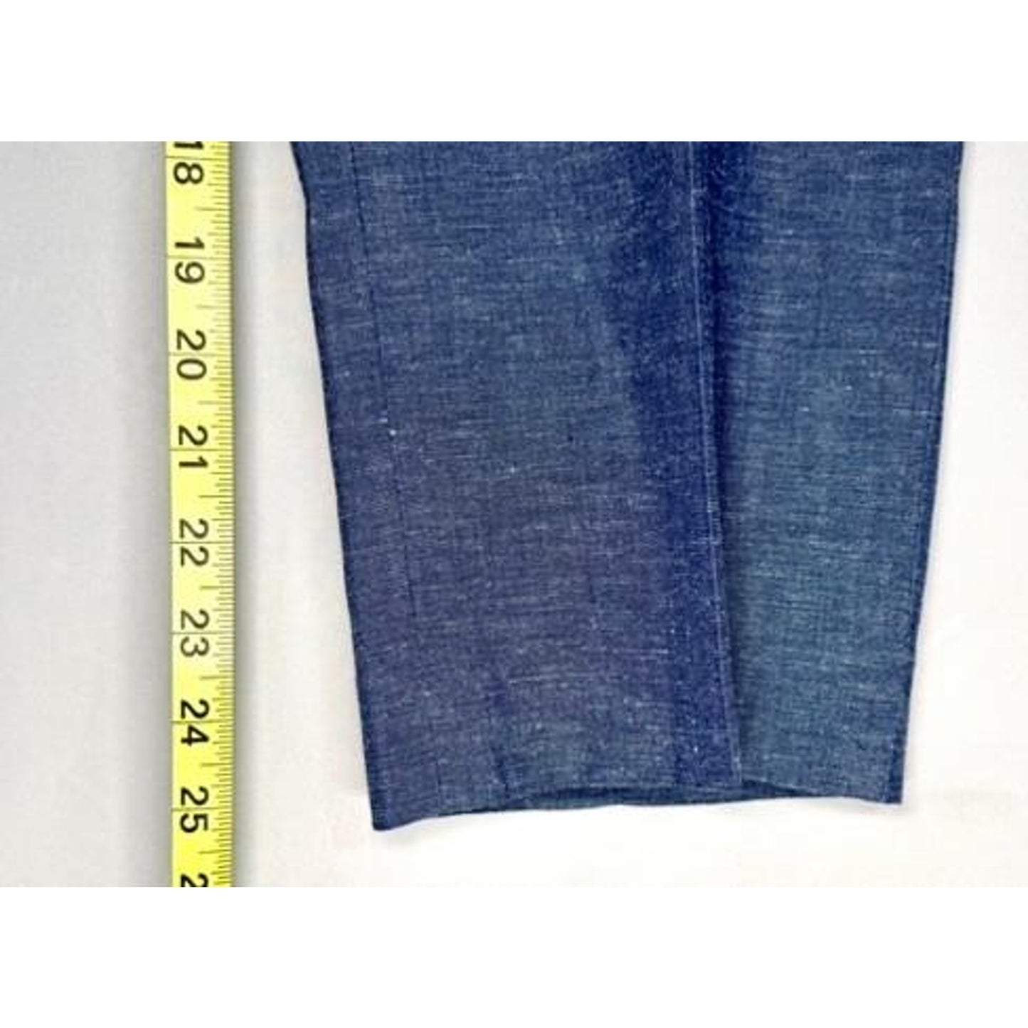 Paisley & Gray Slim Fit Linen Blend Dress Pants Mens 36x32 Blue Chambray