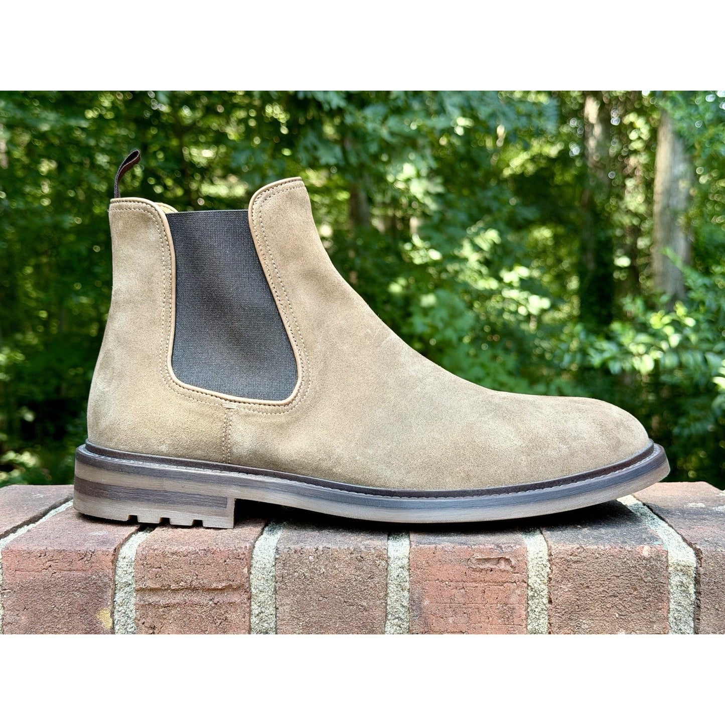 Magnanni Boots Mens Size 13 Brown Suede Chelsea Ankle Dress Casual Made Spain