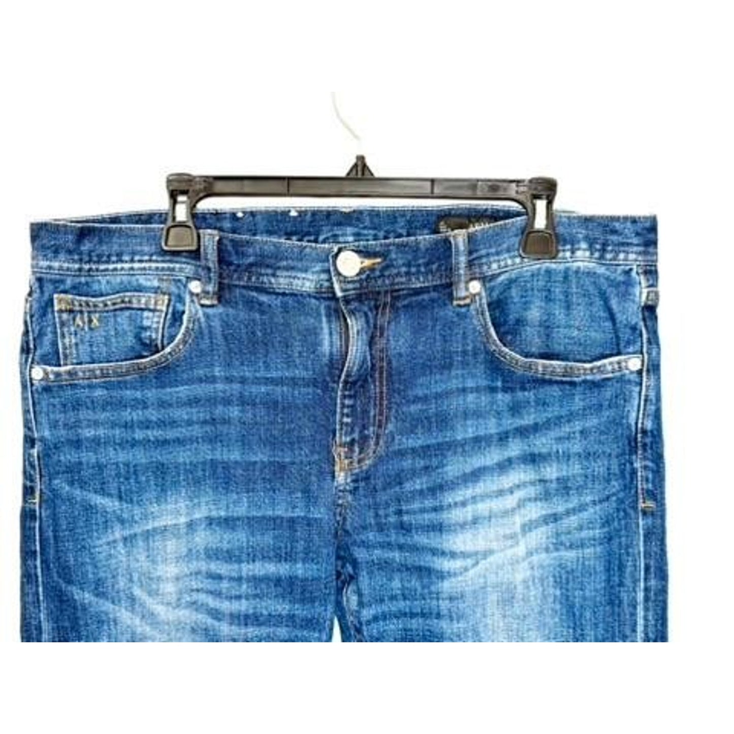Armani Exchange J13 Slim Fit Jeans Mens Size 36 Blue Denim Pants