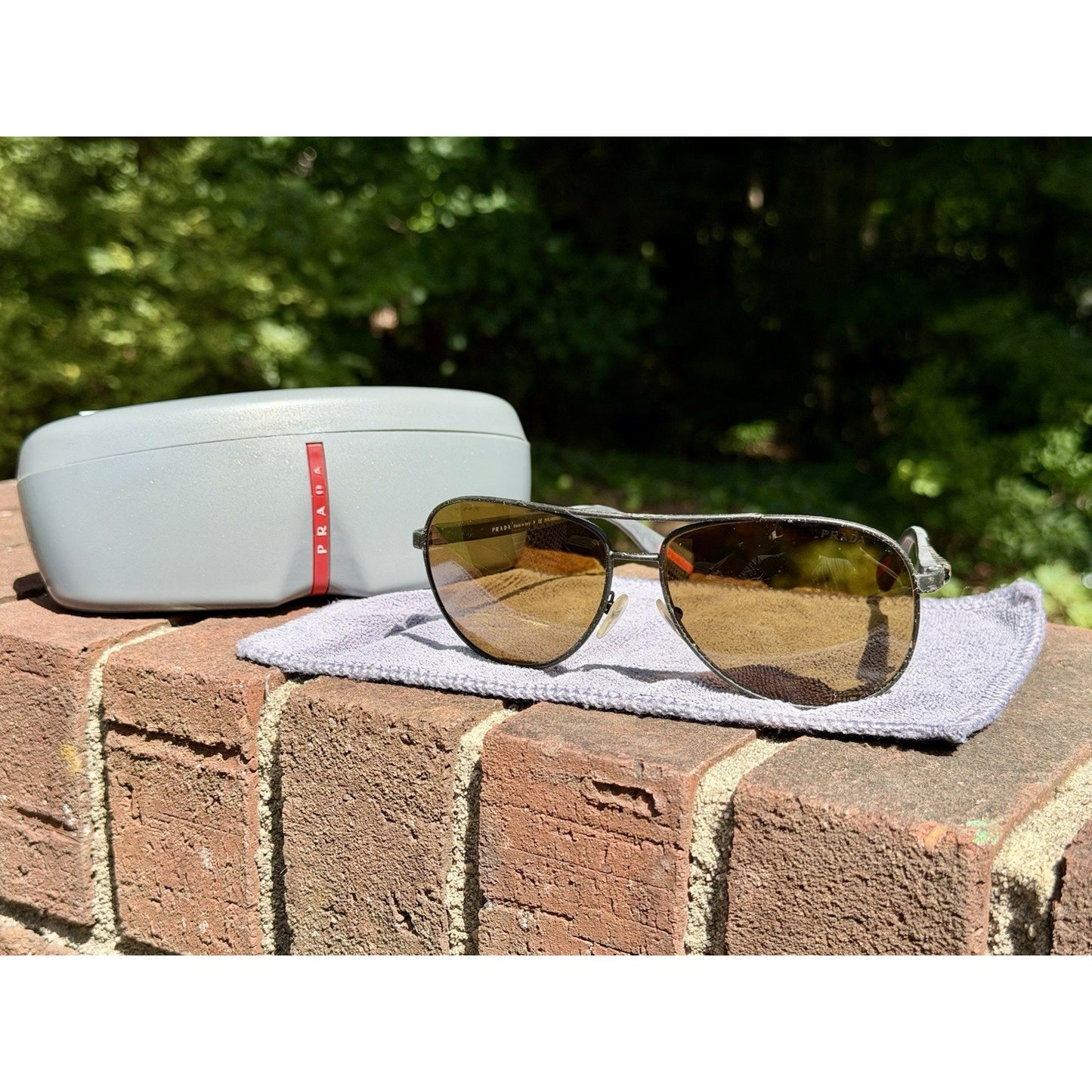 PRADA LINEA ROSSA 510S 7AX5W1 POLARIZED CARBON FIBER W/COA