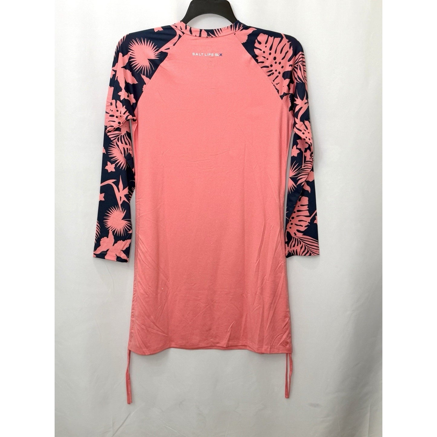 Salt Life Womens Escapism SLX Long Sleeve Performance Dress In Coral Heather NWT