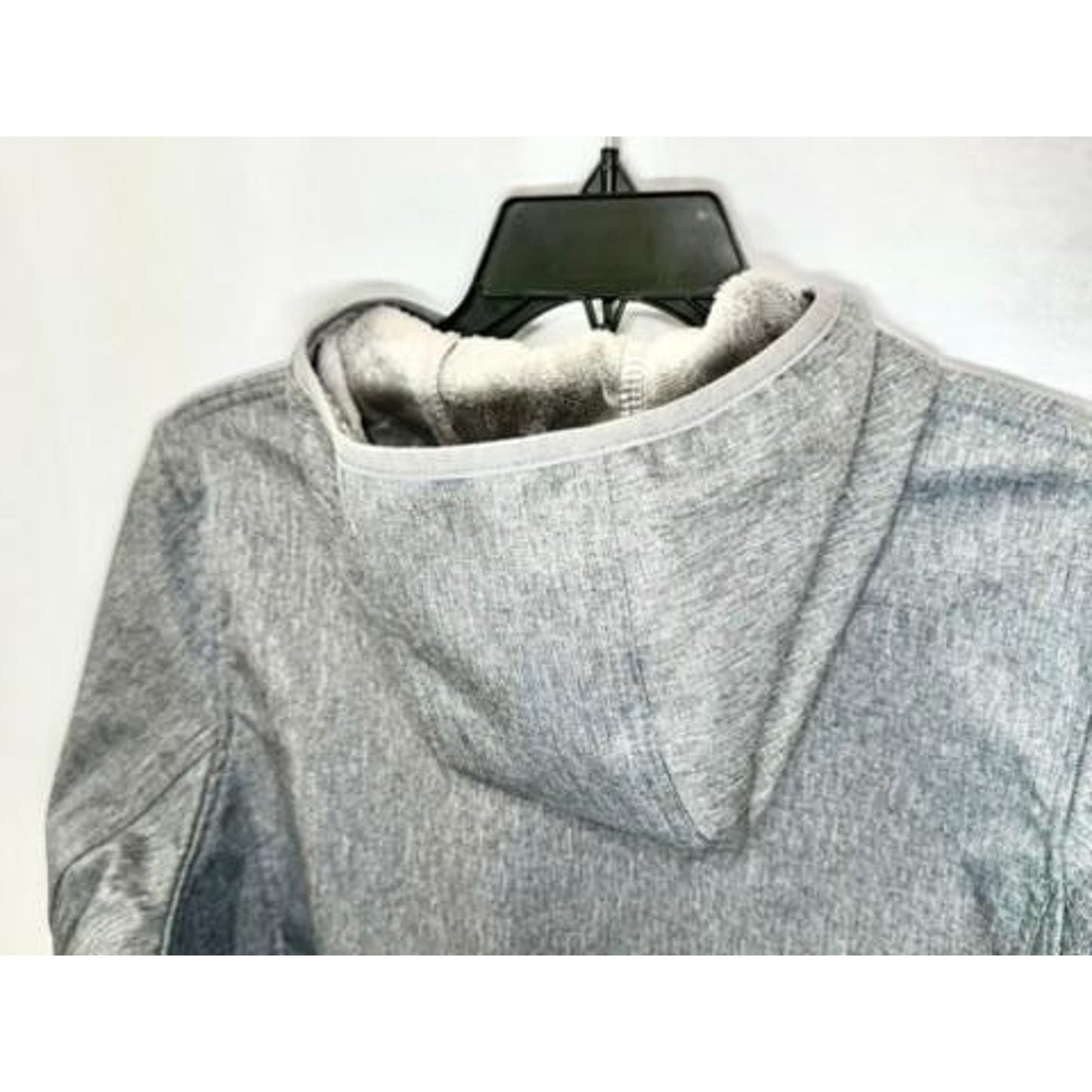 Avalanche Outdoor Supply Co Womens Medium Gray Softshell Hooded Jacket Fleece