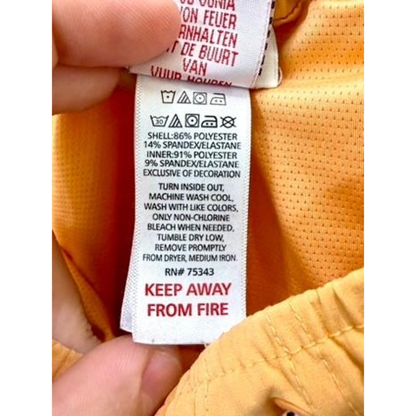 Tommy Bahama Boys Board Shorts Size M 7 8 Orange Swim Trunks Drawstring