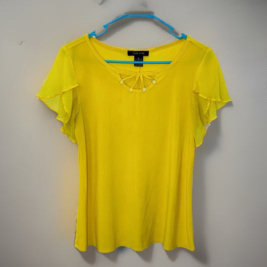 Adele & May Women’s Medium Mustard Yellow Blouse