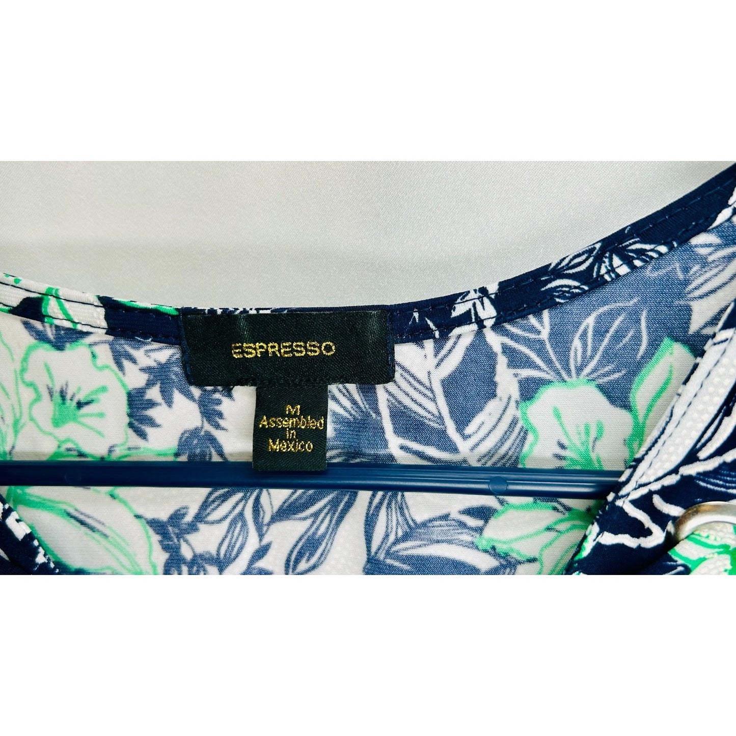 Espresso Los Angeles SZ Medium multicolor top Floral Green/Blue