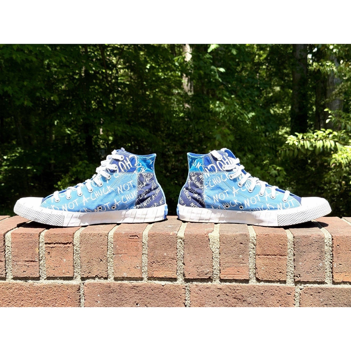 Converse UNT1TL3D Hi "Not A Chuck" University Blue Patchwork Men's Size 11.5