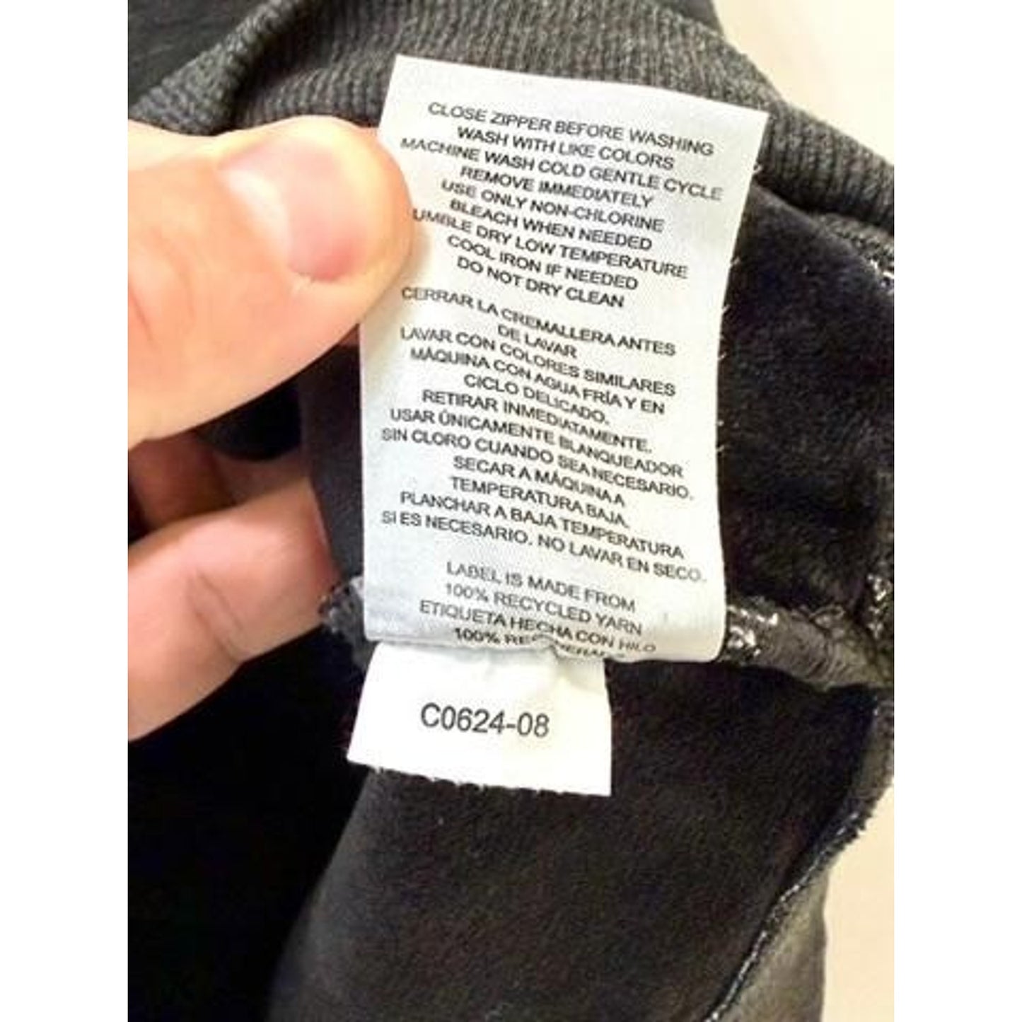 Mondetta Womens Full Zip Jacket Large Gray Plush Fleece Lined Mock Neck