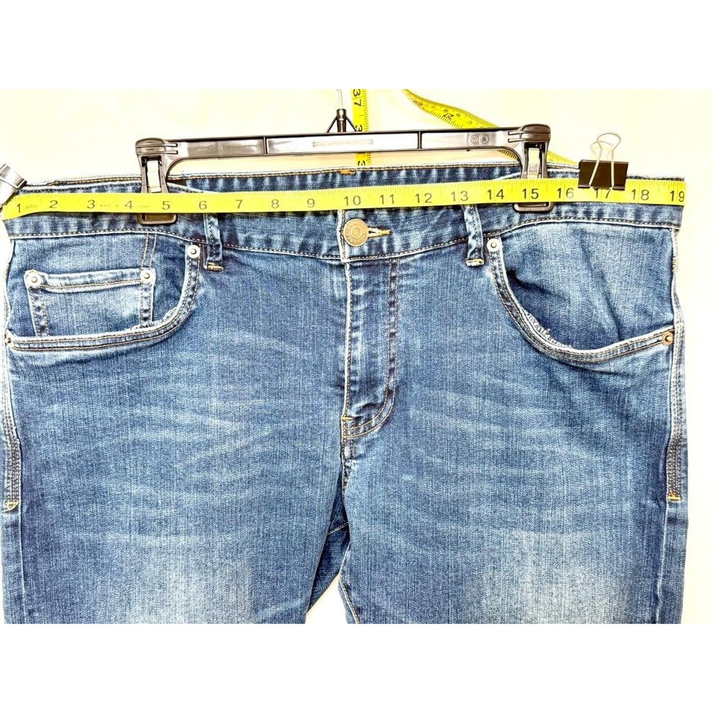 Armani Exchange Skinny Jeans Mens 36 Blue Stretch Denim Pants 7VJZ14 Z1BUZ