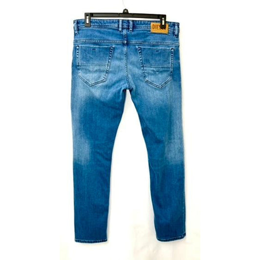 Diesel Thommer Slim Jeans Mens 36x32 Blue Stretch Denim Medium Wash