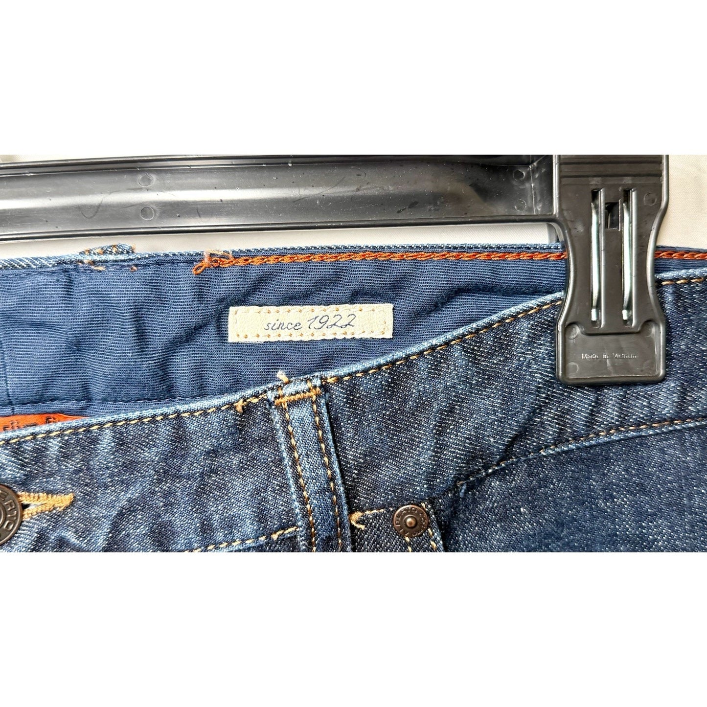 Alberto Pipe Regular Slim Fit Denim Blue Dark Wash 38x30 (Tag 38x34) $245 Retail