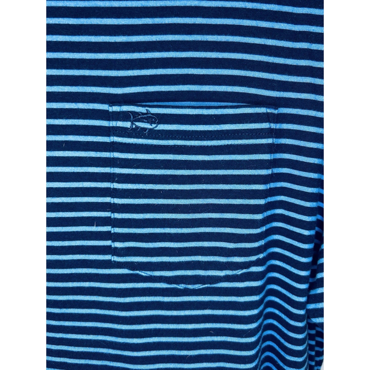 Southern Tide Men’s Stripe Skipjack S/S Tee True Navy Size Large MSRP $44.00