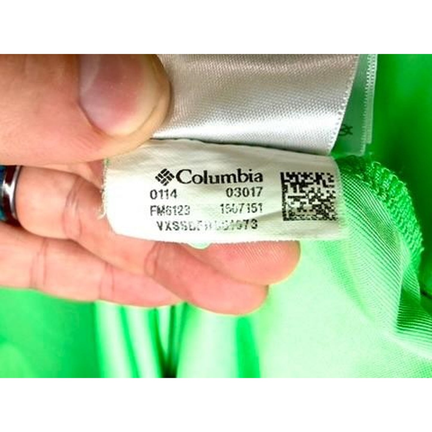 Columbia PFG Polo Shirt Mens Small Green Omni-Shade Short Sleeve Polyester