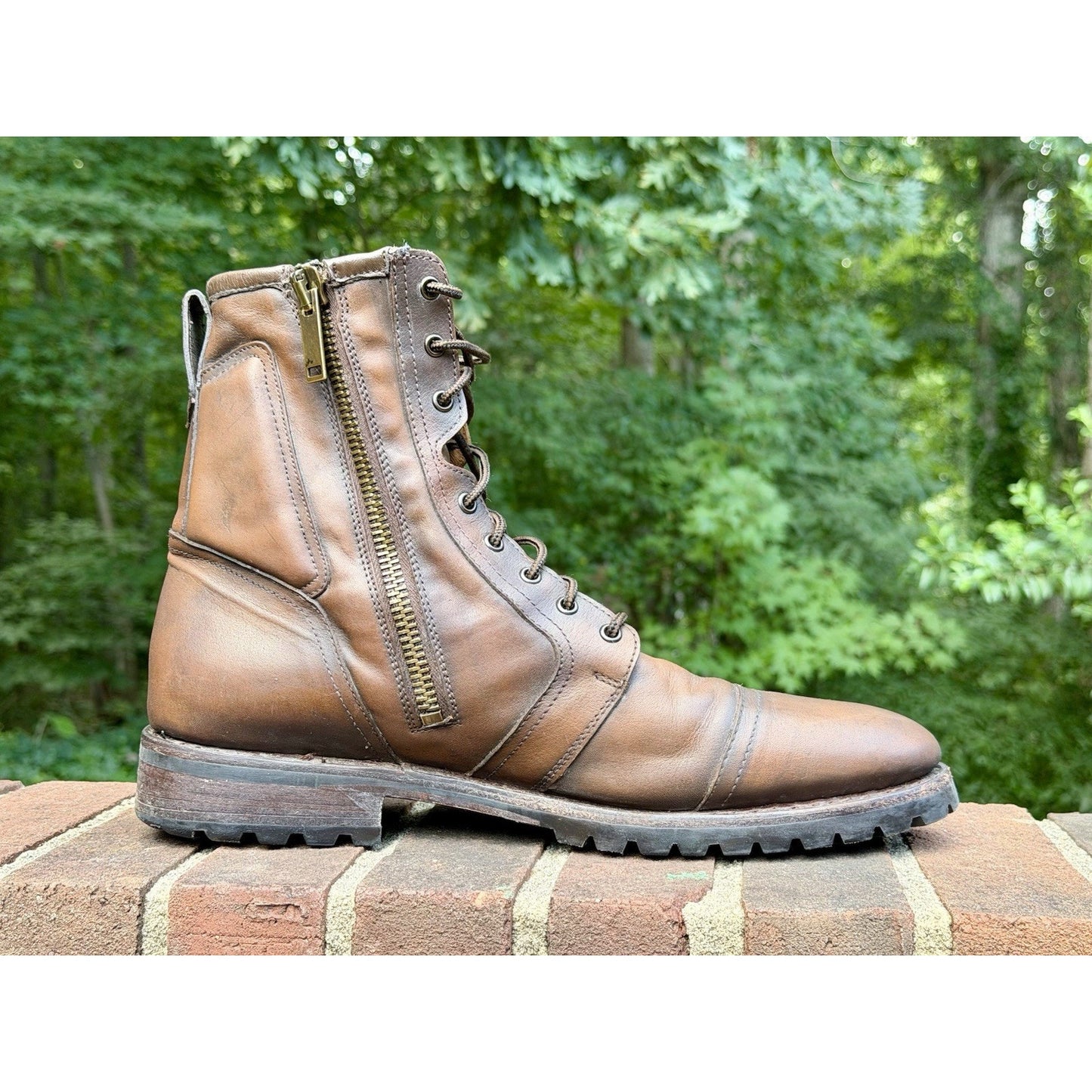 Thursday Boot Co Casa Moto Anejo Leather Zip Boots Men’s 12.5 House Of Friends