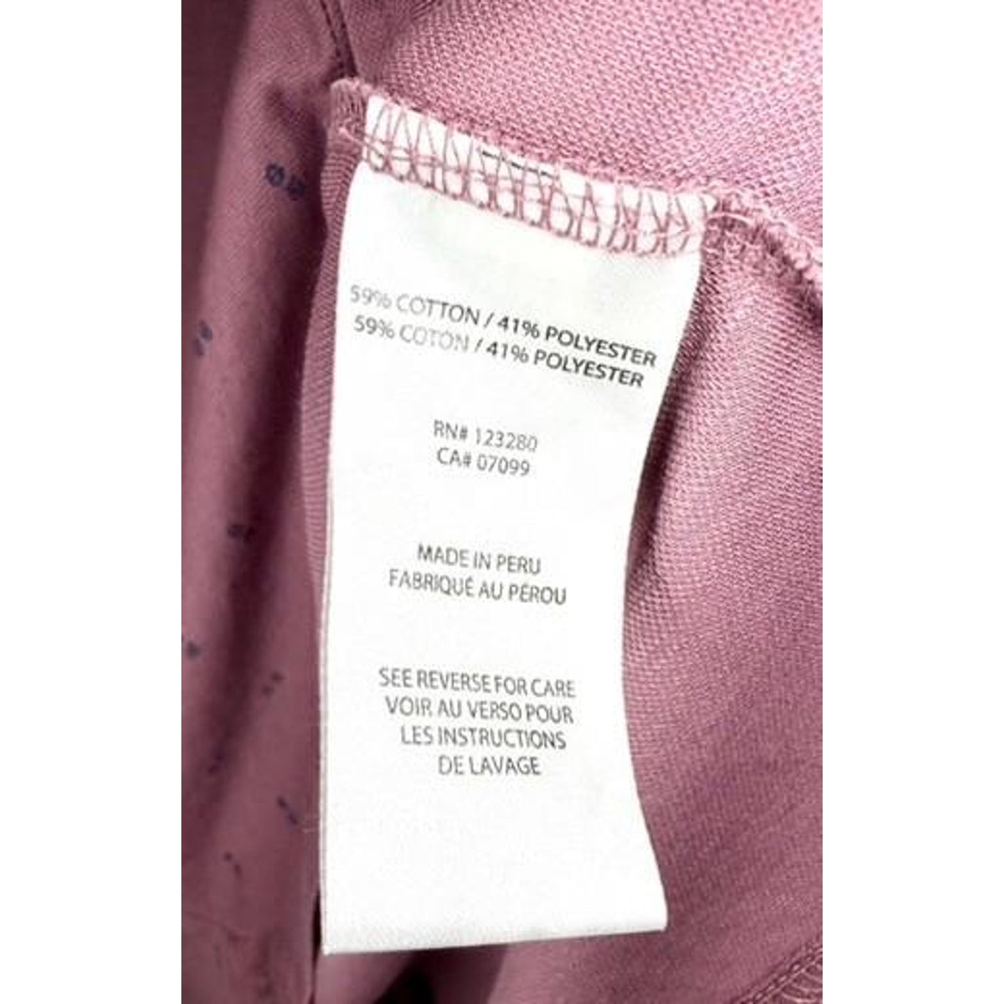 TravisMathew Polo Shirt Mens Small Pink Geometric Print Short Sleeve Golf Tee
