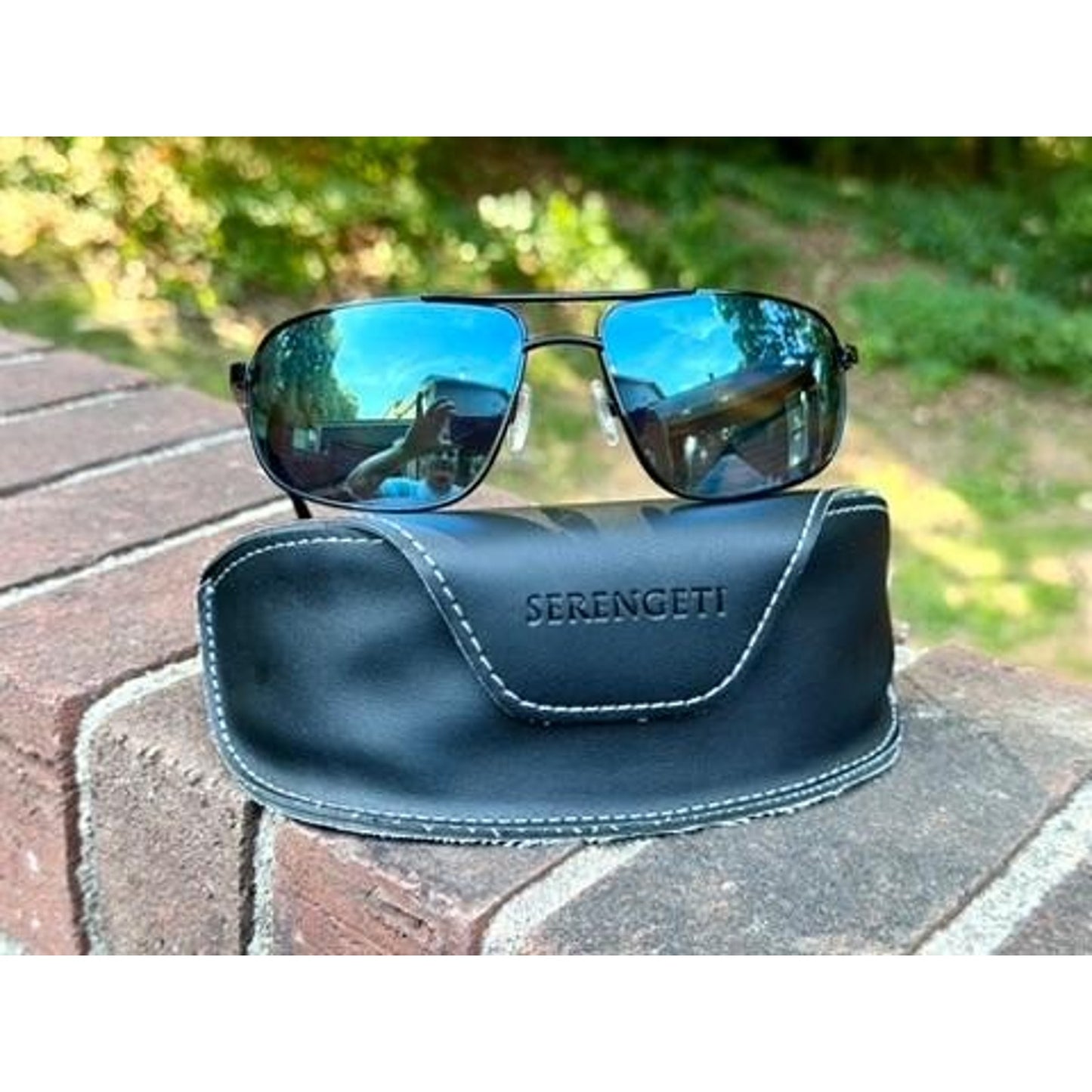 Serengeti Dante 2.0 Sunglasses SS564001 Blue Polarized Lens Italy $380 New
