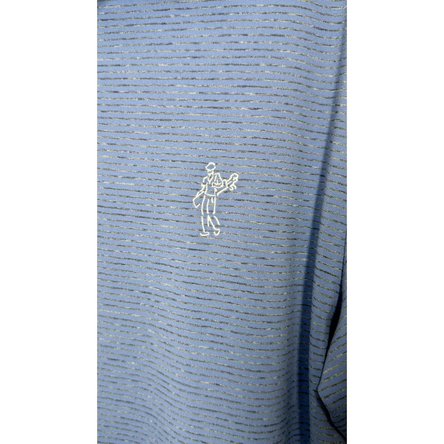 ASHWORTH EZ-TECH Mens M Blue Luxury Cotton Polo Shirt CAPE NEDDICK COUNTRY CLUB