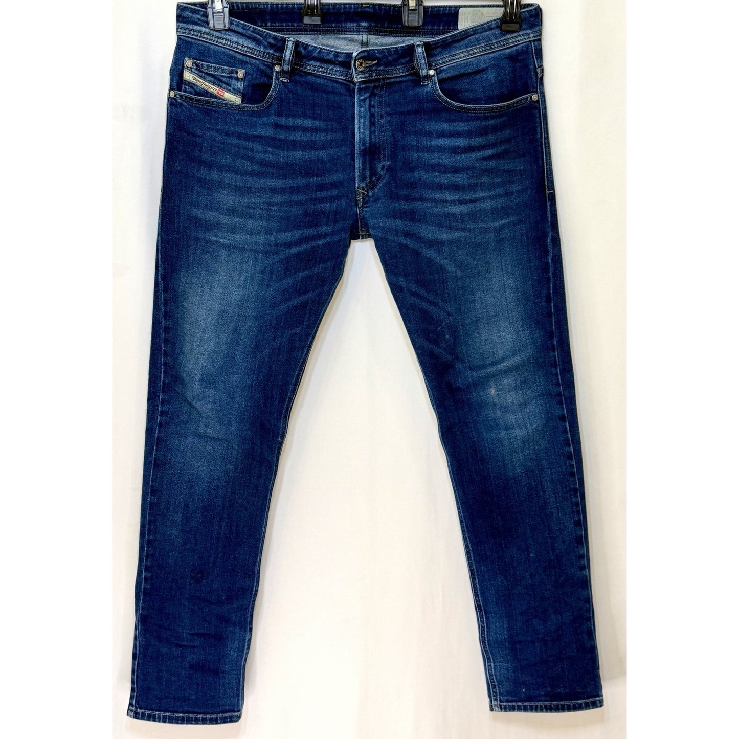 Diesel Thavar-XP Slim Skinny Jeans Men’s Medium Wash Stretch Denim Fits 36x32