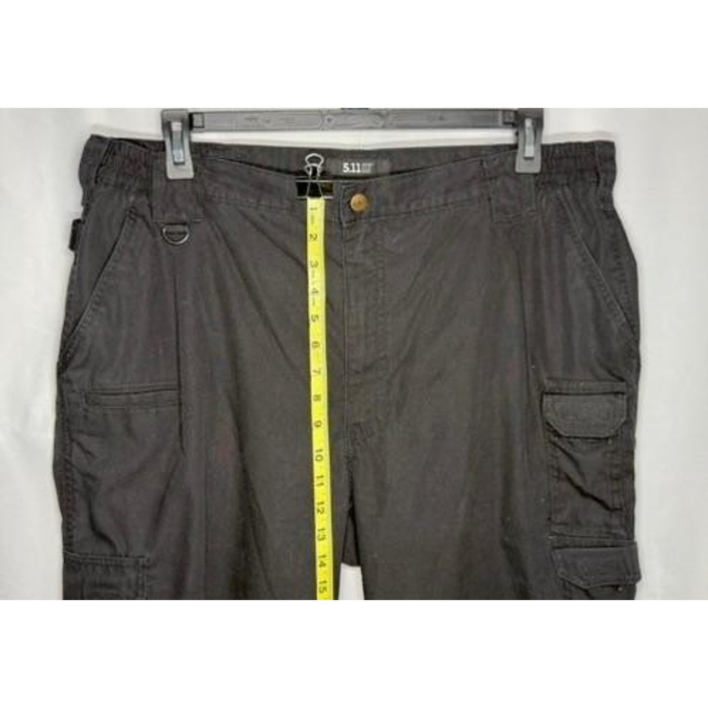5.11 Tactical Cargo Pants Mens 42x30 Black Ripstop Workwear Utility