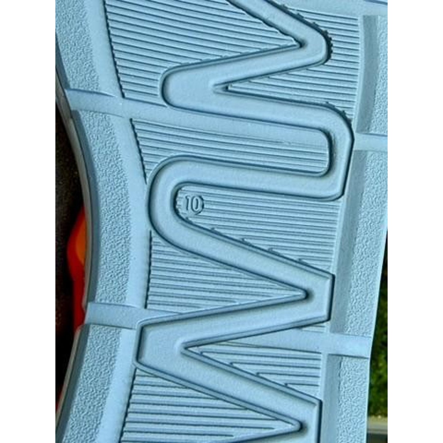 Swims Breeze Thong Sandal Mens Size 10 Orange White Gray Flip Flops 21287-589-10