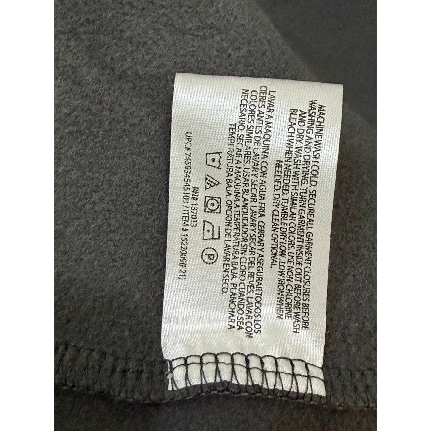 Orvis Bonded Mesh Full Zip Jacket Mens Large Phantom Black Fleece Lined NWT