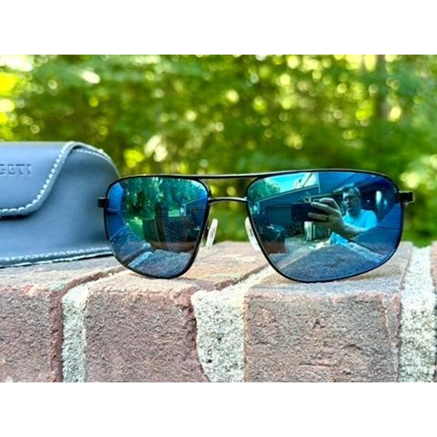 Serengeti Dante 2.0 Sunglasses SS564001 Blue Polarized Lens Italy $380 New