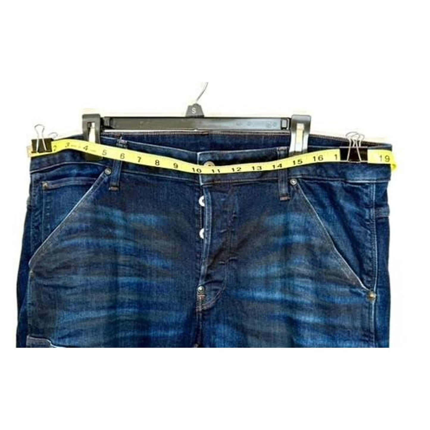 G-Star Raw 5620 3D Slim Jeans Mens 36x34 Blue Denim Moto Elwood Biker