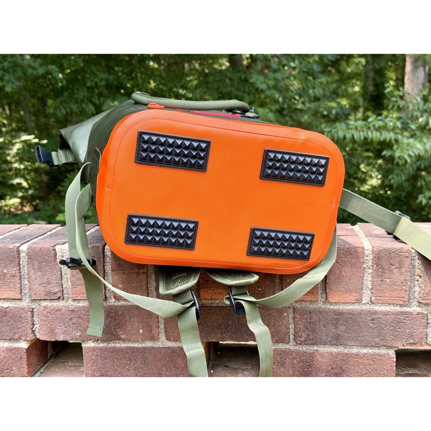 Hunter x Target Roll-Top Cooler Backpack 17L Waterproof Olive Green Orange