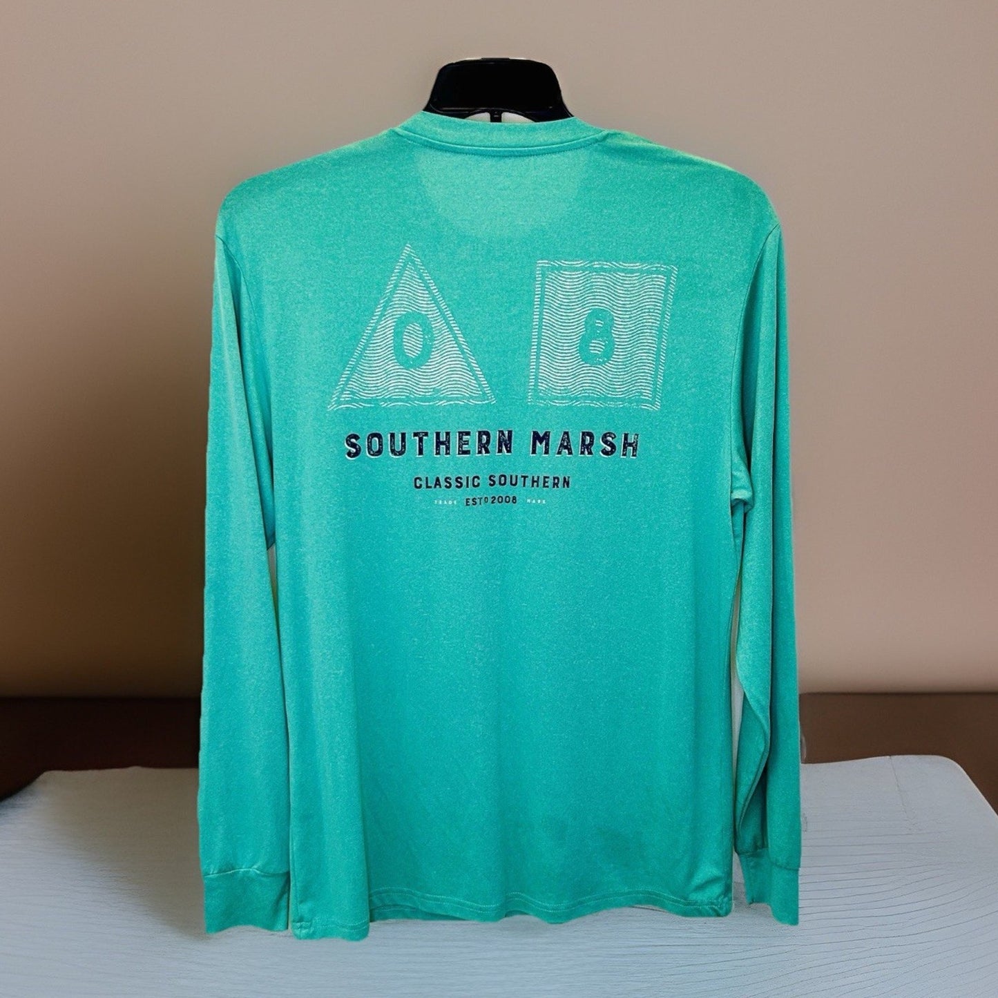 Southern Marsh FieldTec Featherlight Tee - Navigation - Mint - Men’s Medium M