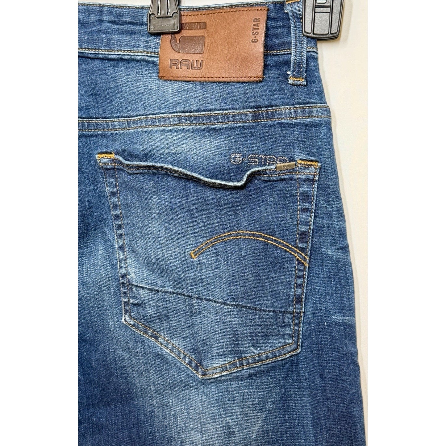 G-STAR RAW Men’s 3301 Straight Tapered / Slim/Skinny Jeans Size W34 L30 (34x30)